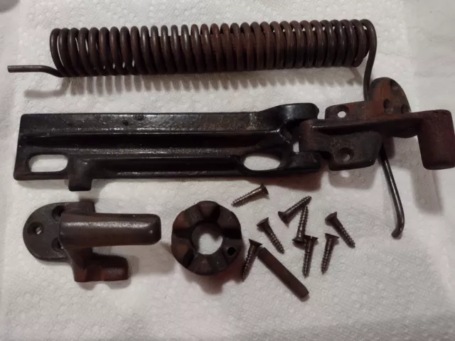 Antique Singer Treadle LIFT ASSIST ASSEMBLY SPRING SCREWS Cabinet Hardware