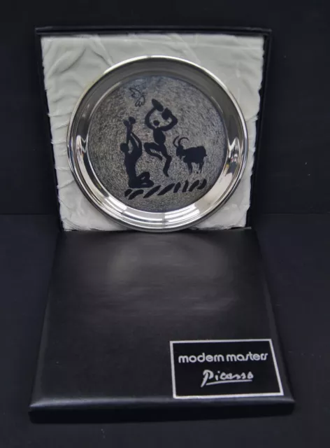 1973 Medallic Art Co. PICASSO Don Quixote De La Macha Sterling Plate LTD #1394