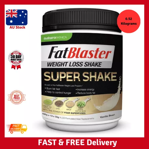 Naturopathica Fat Blaster Super Shake Vanilla Bean, 0.52 Kilograms