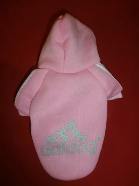 ADIDOG Doggy Hoodie Pullover PINK (Size XS) ~ NEW w/o TAGS, EXCELLENT CONDITION