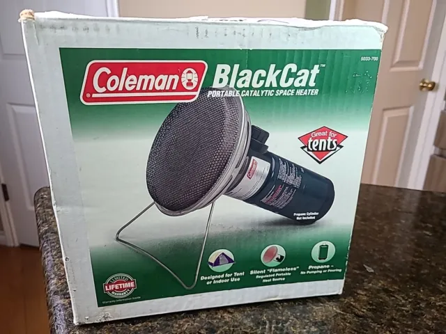 New Coleman 5033-700 BlackCat Portable Propane Catalytic Space Heater