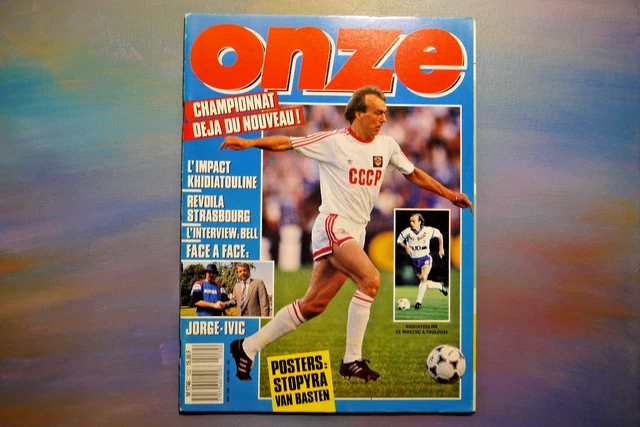 FRANCE FOOTBALL du 22/7/1986; Stopyra/ Zaki/ Brésil/ Féminines/ PSG