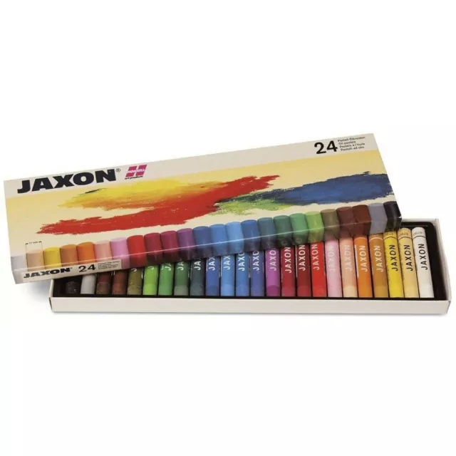 JAXON 47424 Ölkreide farbsortiert 24 St.