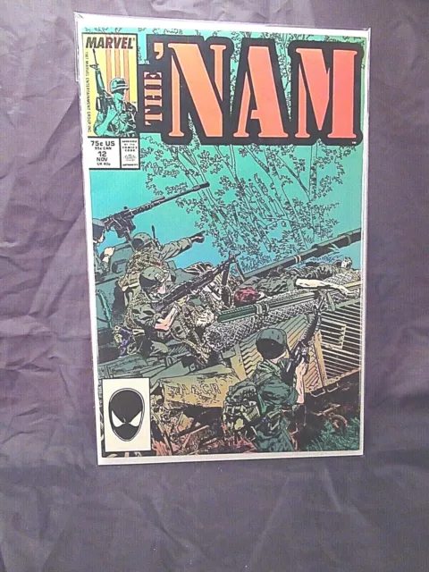 Marvel Comics THE 'NAM #12 November  1987  VF+  Boarded/Bagged !