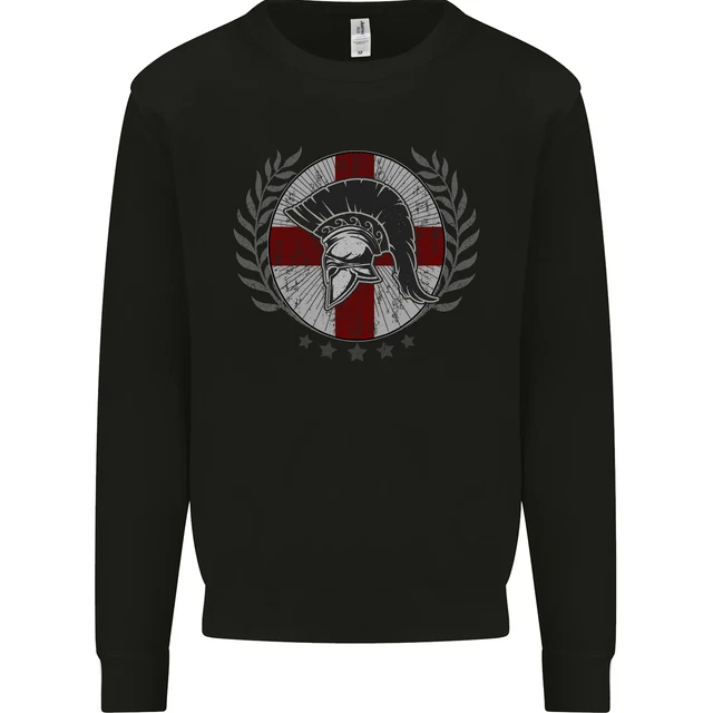 England Bodybuilding Flag Gym Training English Kids Sweatshirt Jumper