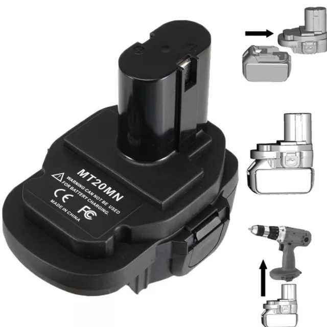 Adaptateur de batterie pour outils électriques sans fil Makita 18V Ni