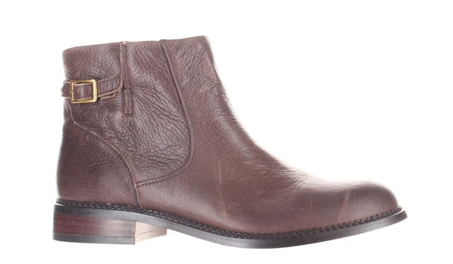 NEW FRANCO SARTO Womens GLENN Ankle boots Brown Leather Booties Size 7.5 59.99 PicClick