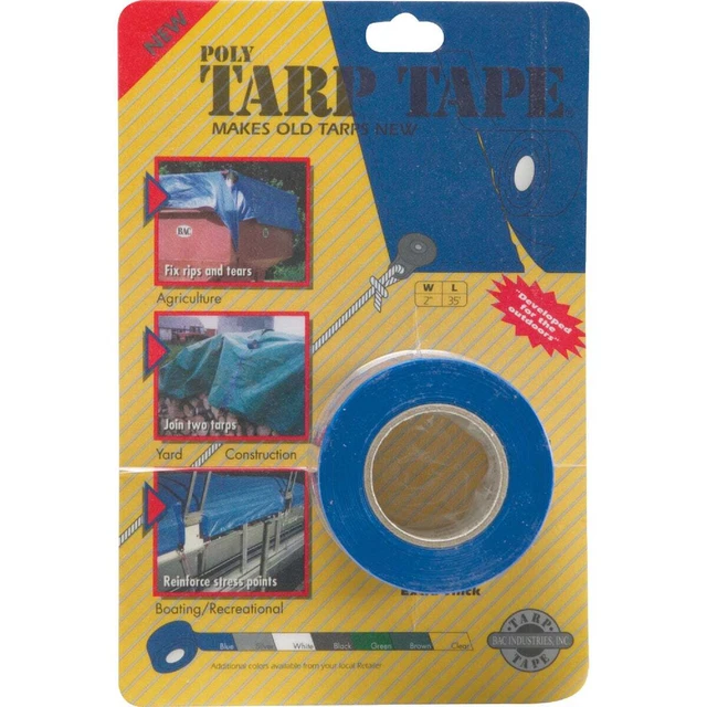 Gosport 35 Ft. x 2 In. Blue Tarp Repair Tape TTB Gosport TTB 732393200018 Blue
