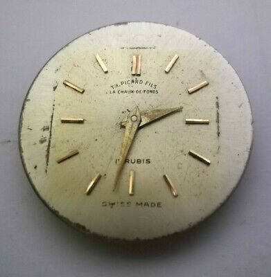 ETA 2335 Movimento Orologio lavorare con quadrante Majex mani e stelo Majex 2337 