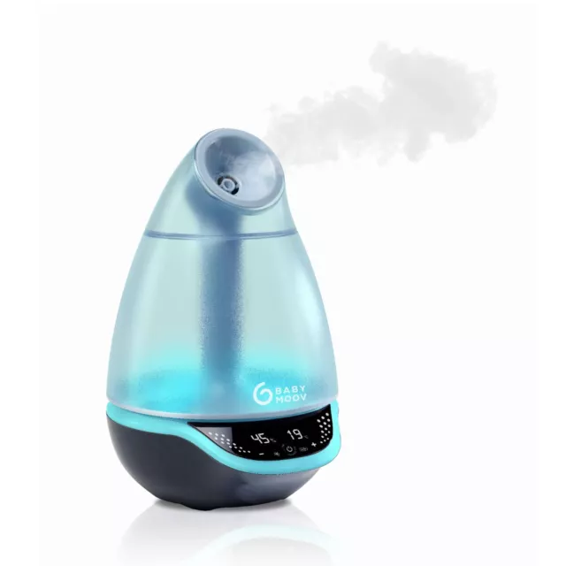 Babymoov Hygro Plus Cool Mist Humidifier 3-in-1 Humidity Control, Multicolored N