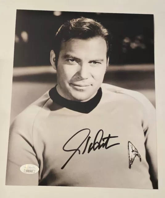 WILLIAM SHATNER Signed STAR TREK CAPTAIN KIRK 11x14 Photo Autograph JSA COA CERT