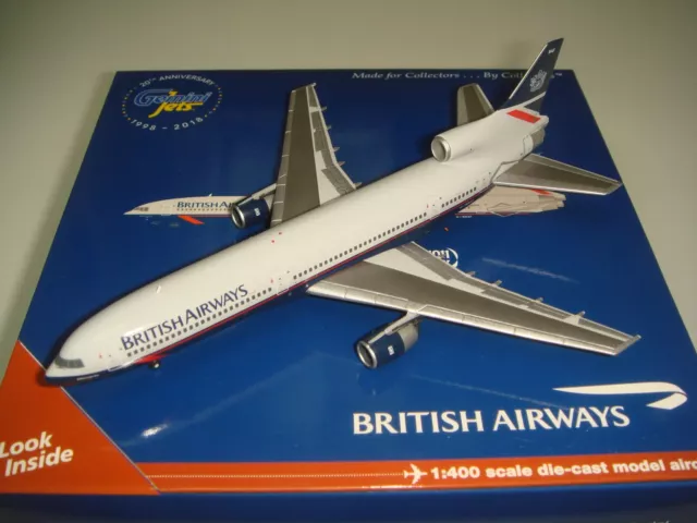 Gemini Jets 400 British Airways BA Tristar L-1011 "Landor color" 1:400