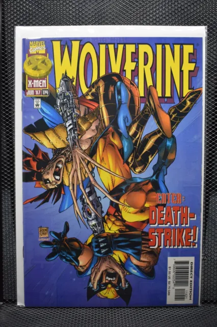 Wolverine #114 Variant Marvel 1997 Logan X-Men Lady Deathstrike Appearance 9.6