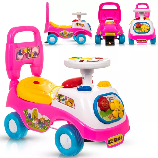 My First Ride On Kids Toy Car Boys Girls Push Along Toddlers Infants Walker New