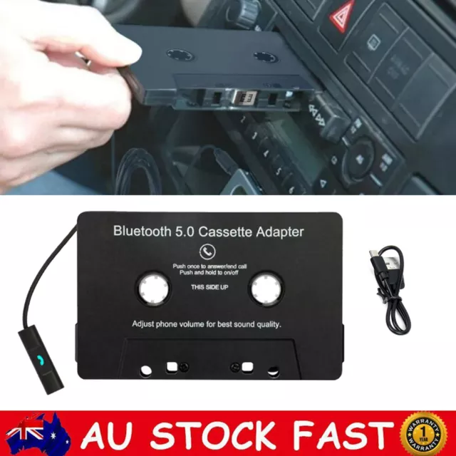 Bluetooth 5.0 Car Audio Stereo Cassette Tape Adapter To AUX For iPhone Huawei