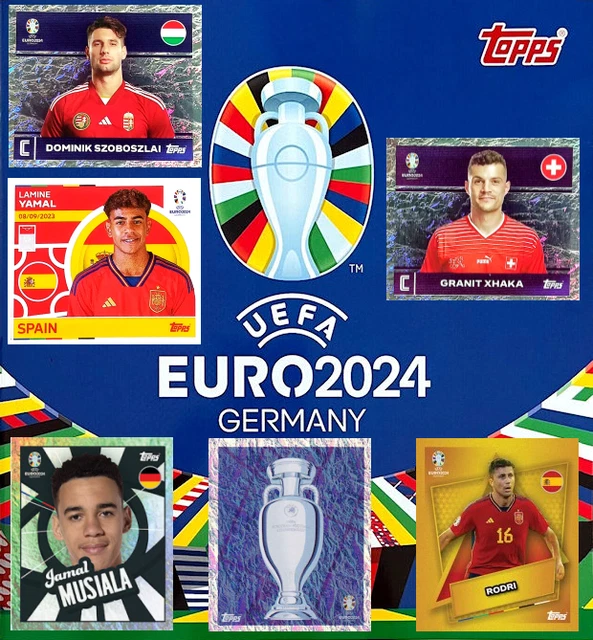 TOPPS EURO 2024 Germany Stickers (Intro Hosts Group A Group B) 1/3 EUR 1,00 PicClick IT