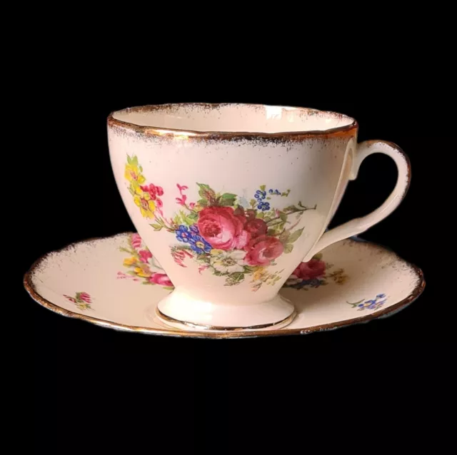 Foley Fine Bone China Ivory Cup and Saucer