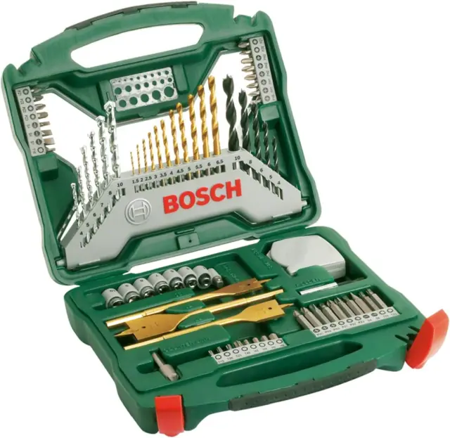 Bosch X-LINE, Set di punte per trapano 2607019329, 70 Pezzi