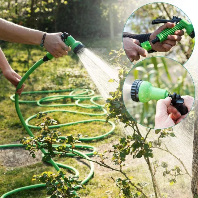 Tubo 22 Mt Da Giardino Pistola A Spruzzo Allungabile Pompa Annaffiatore Piante