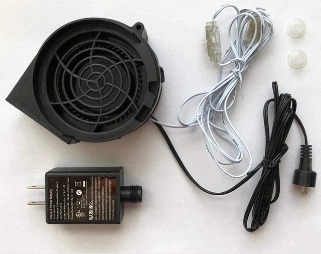 REPLACEMENT FAN Blower for Gemmy Airblown Inflatable 12V/1.0A Adapter 