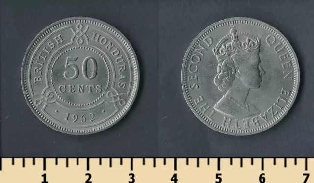 British Honduras 50 cents 1962