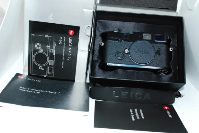"NEAR MINT Film Tested BOX"Leica MP 0.72 Black Paint  Rangefinder Camera #5221