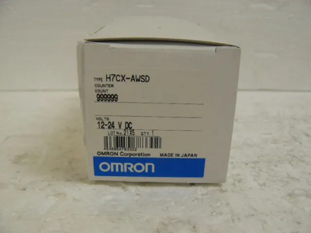 Omron H7Cx-Awsd Digital Counter 12-24Vdc New