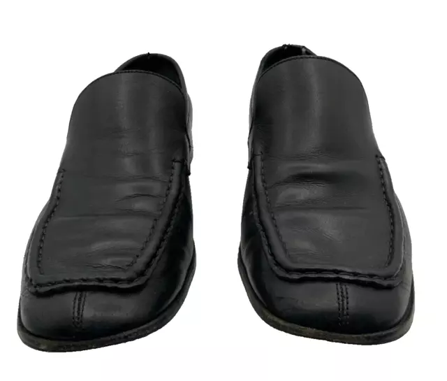 GUCCI SPLIT TOE Black Leather Mens Loafer Size 41.5eu 8.5us $75.00 ...