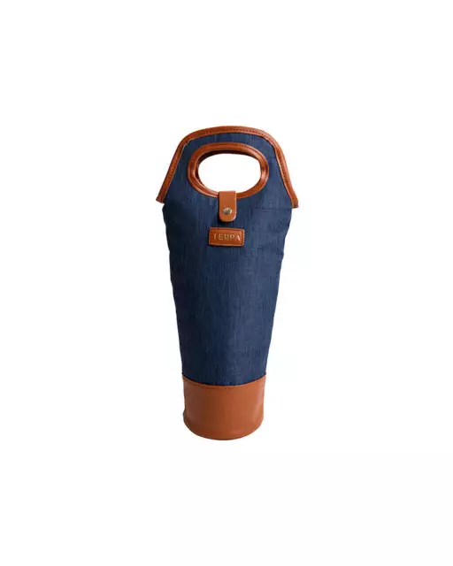 Tempa Avery Insulated Single Wine Bag - Navy