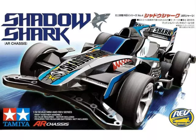 Tamiya 1/32 Mini 4WD REV Series No.4 Shadow Shark (AR Chassis) 18704