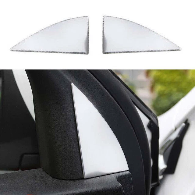 For Chevrolet Equinox 2018-2023 Silver Titanium A Post Front Triangle Cover Trim