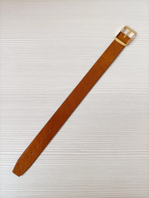 Fascia Per Cavallo In Pelle Havana SIE - Forma Dritta Per Equitazione - Foto 5