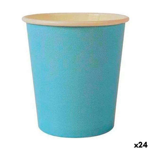 Set Bicchieri POPLASS Biscayne 24 Pezzi - 4 Misure Miste Con Motivo Onde