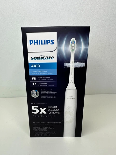 Cepillo de dientes eléctrico Philips Sonicare 4100 - blanco (HX3681/23) nuevo sellado