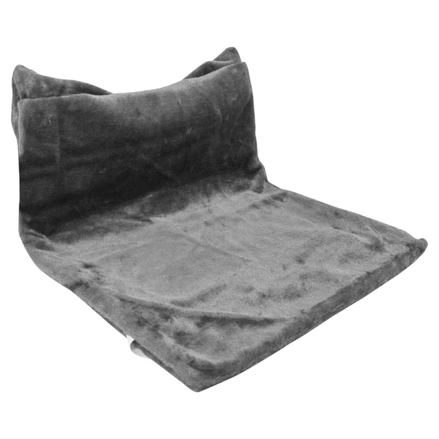 Duvo+ Chats Hamac pour Radiateur Peluche Gris, Neuf