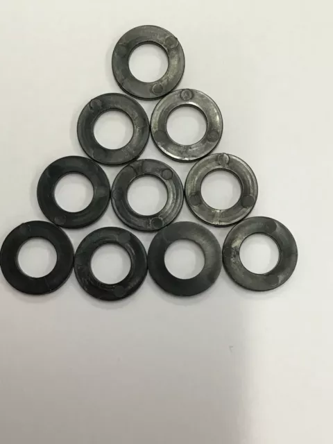 M4 M5 M6 M8 M10 & M12 -  Black Nylon Flat Plastic Washers