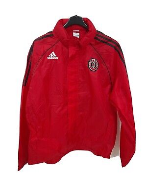 Adidas Milan academy calcio giacca a vento tuta felpa jacket maglia sport tg L