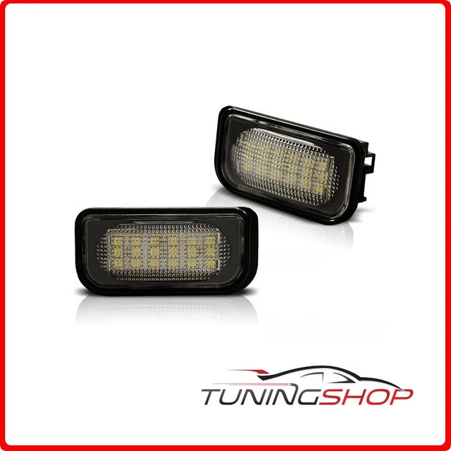 PRME03 COPPIA LUCI TARGA LED MERCEDES CLASSE C W203 2000-2007 BERLINA TuningShop