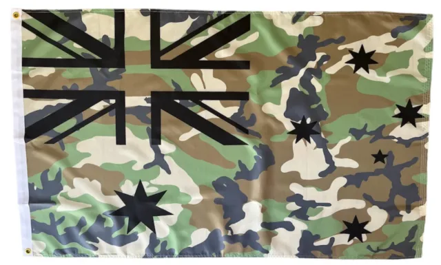Australia Camo Flag  Camouflage  Army RAAF Navy Australian Flag