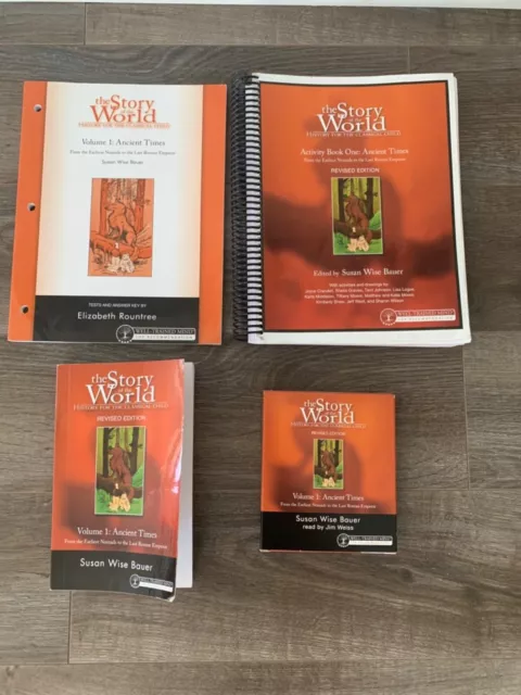 Story of the World Volume 1: revised text, activity book, test book, audio CDs