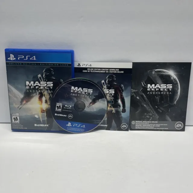 Mass Effect: Andromeda Deluxe Edition (Sony PS4) TESTED CIB EA GAMES BIOWARE