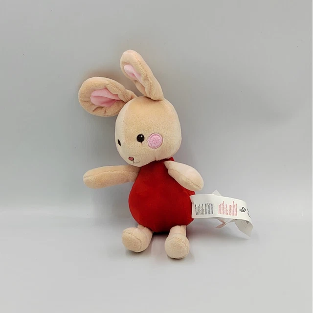 Doudou lapin beige rouge SERGENT MAJOR - 32244