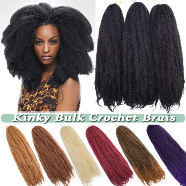 5 Packs Afro Kinky Twist Crochet Hair Braids Marley Braiding Hair