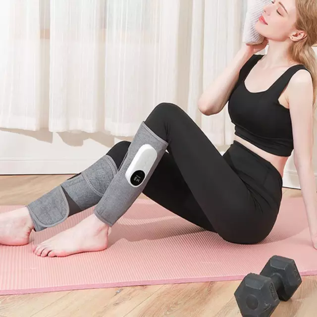 Masajeador de piernas pantorrilla compresión de aire circulación sanguínea envolturas de muslos masaje térmico