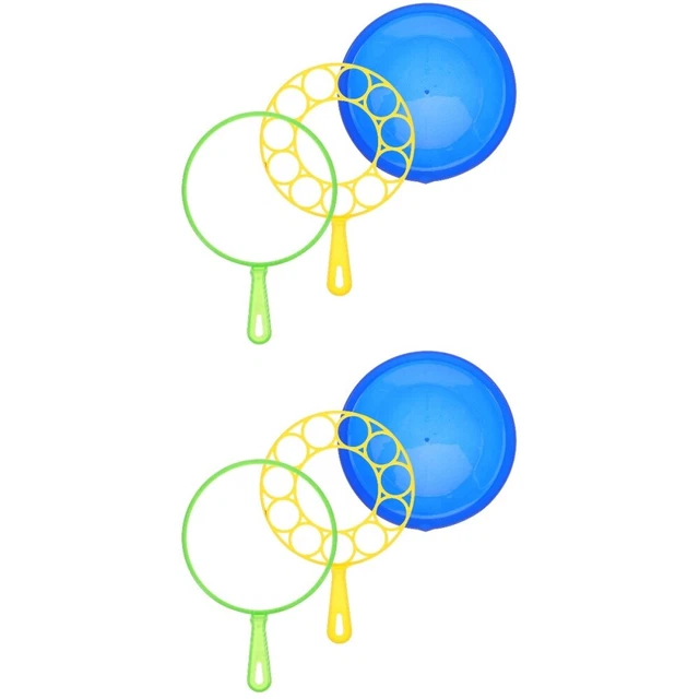 2 Sets Large Bubble Maker Bubble Making Toy For Kids Bubble Blowing Tool