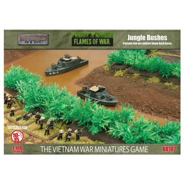 Features: Jungle Bushes (x4) ('Nam)