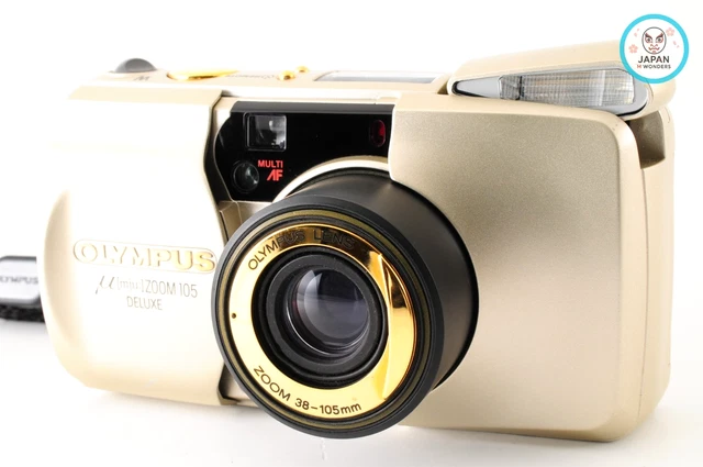 NEAR MINT] OLYMPUS μ mju Zoom 105 Deluxe 38-105mm Film Camera From