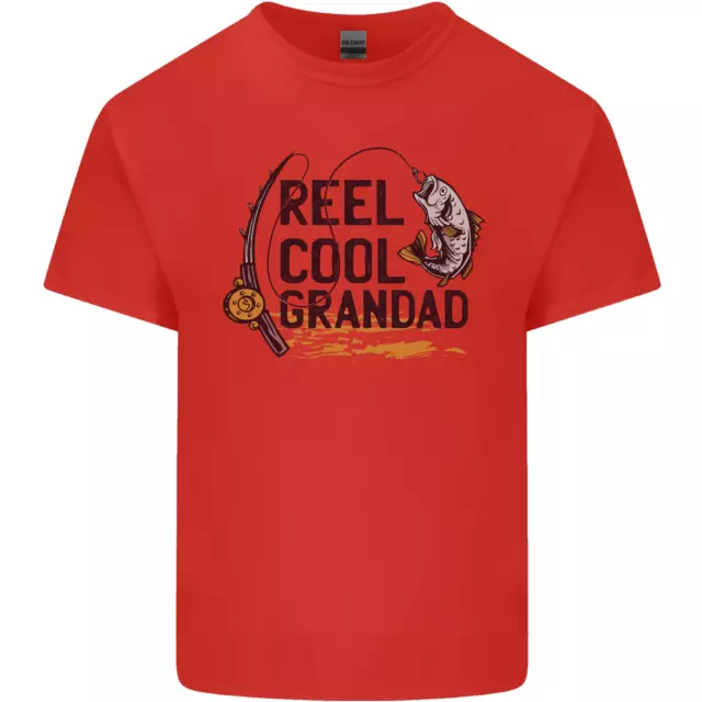 T-shirt da uomo cotone Reel Cool Grandad Funny Fisherman 3