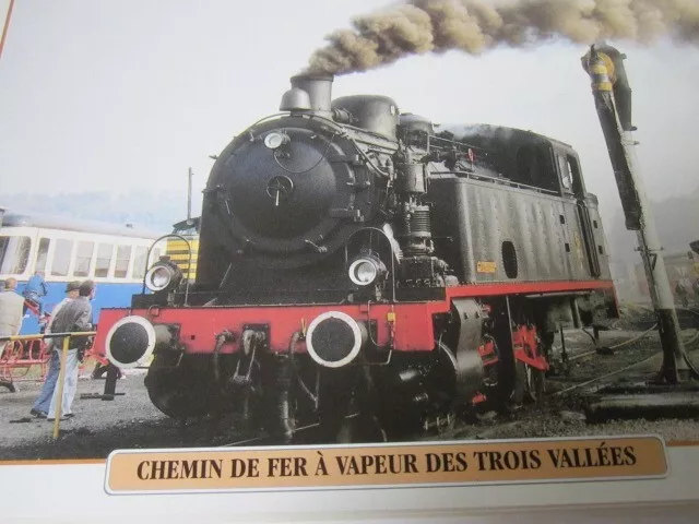 Eisenbahn Fakten 15 Reisen Frankreich Chemin de Fer à Vapeur des Trois Vallèes