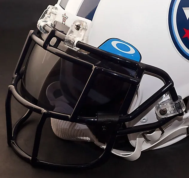 TENNESSEE TITANS NFL Schutt EGOP Football Helmet Facemask/Faceguard (NAVY BLUE)